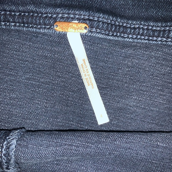 Free people denim mini skirt - Picture 2 of 3